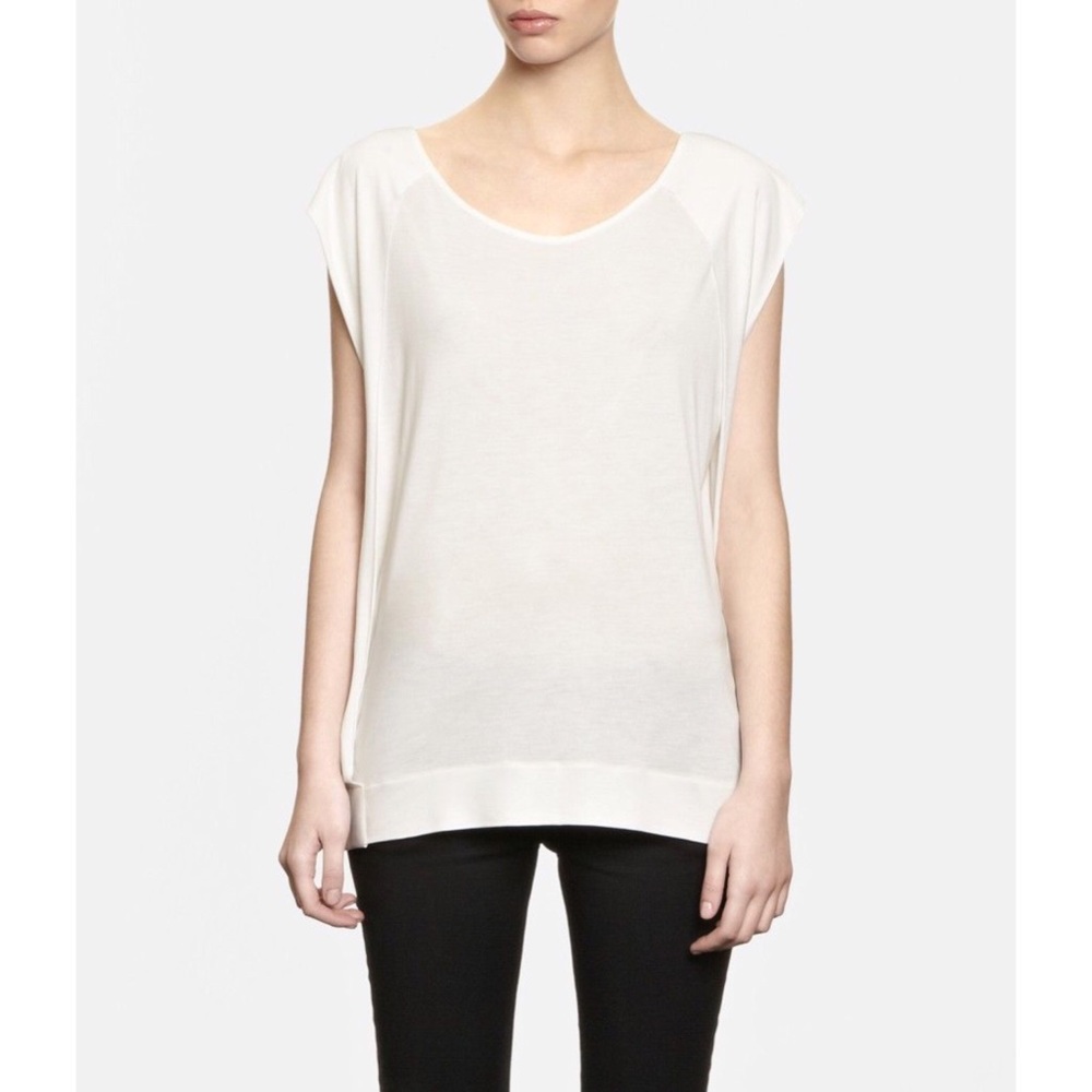 All Saints ✨Ivory Jules Low Open Back Top 4 S M